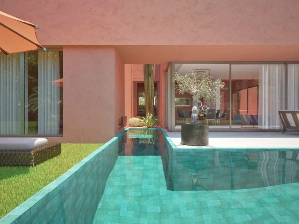 piscine interne villa ourika hills