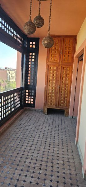 Terrasse d'un appartement à vendre à Marrakech