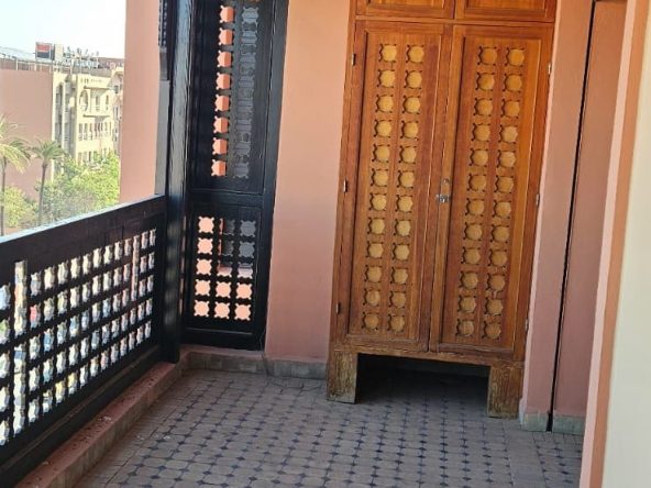 Terrasse d'un appartement à vendre à Marrakech