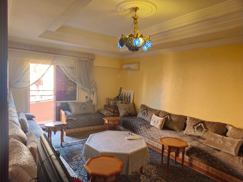 Salon d'un appartement à vendre à Marrakech
