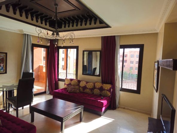 Salon d'un appartement à vendre à Marrakech