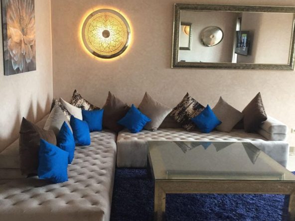 salon dans une villa à vendre à Marrakech