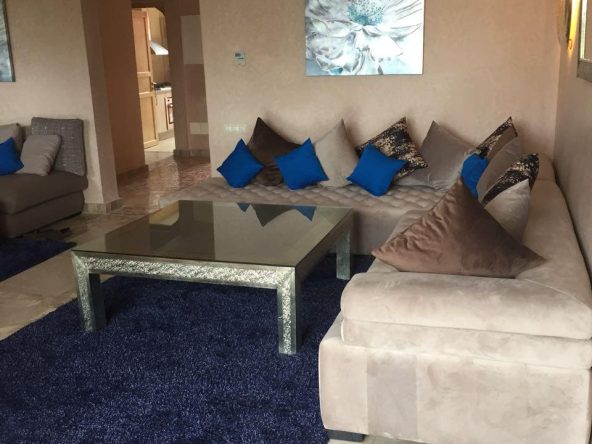salon d'une villa à vendre à Marrakech