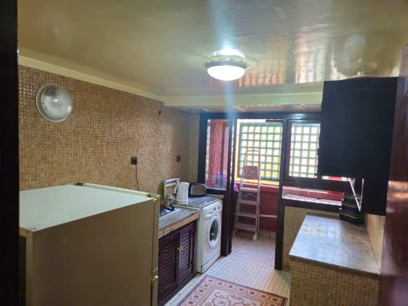 Cuisine d'un appartement à louer à Marrakech Hivernage